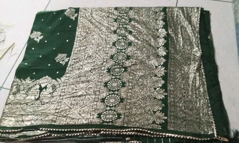 Fancy Green Saree