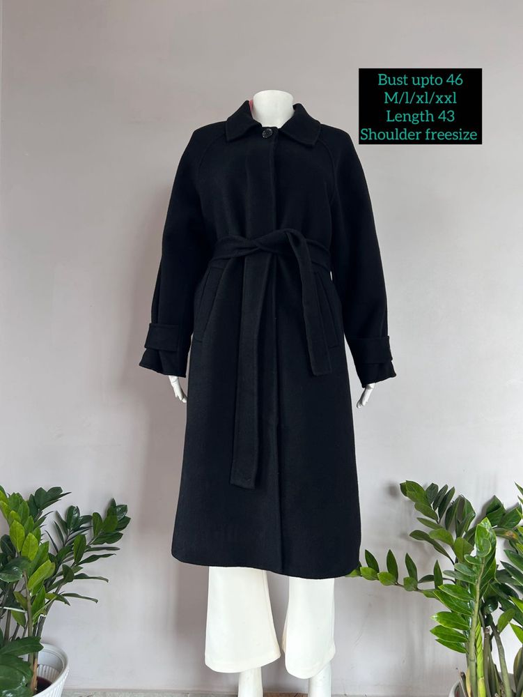 Black Premium Warm Overcoat