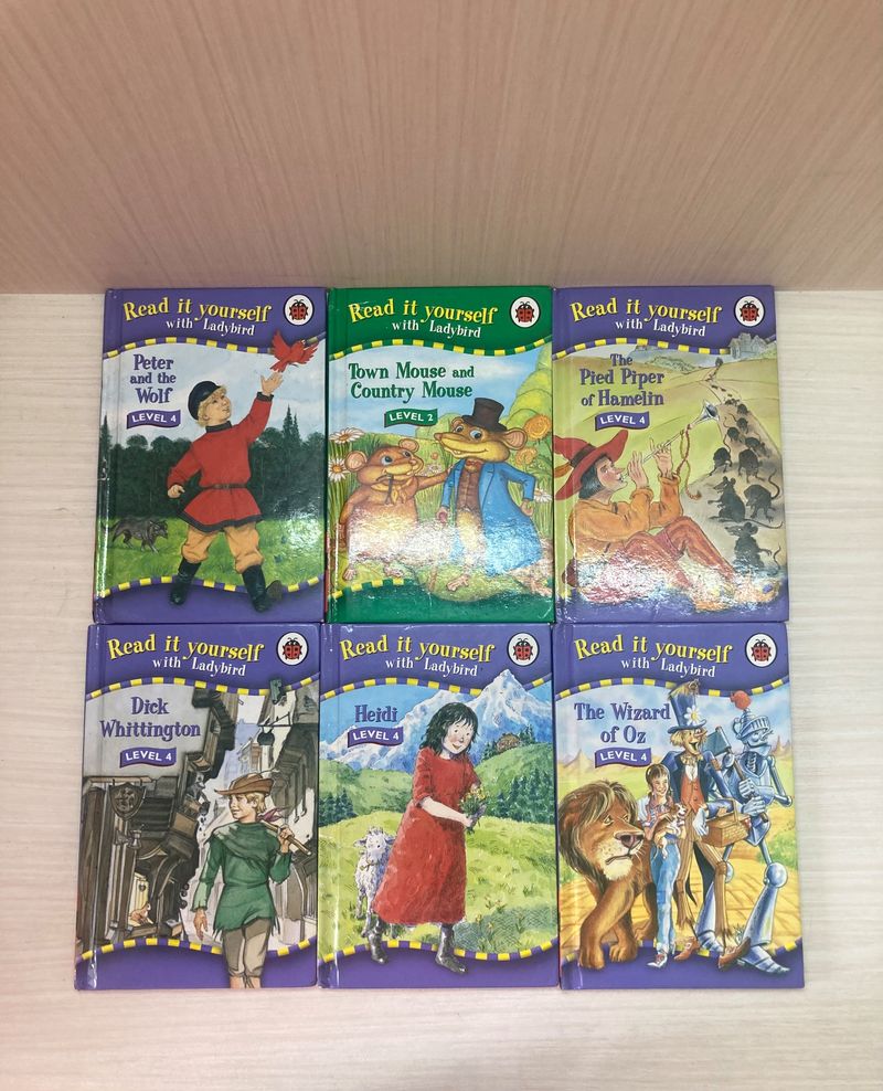 Set Of 6 Classic Illustrated Stories For Children