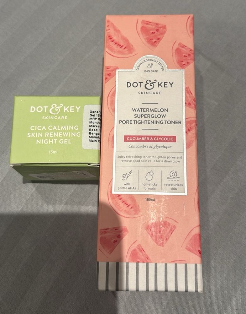 Dot & Key Toner and Night Gel Combo