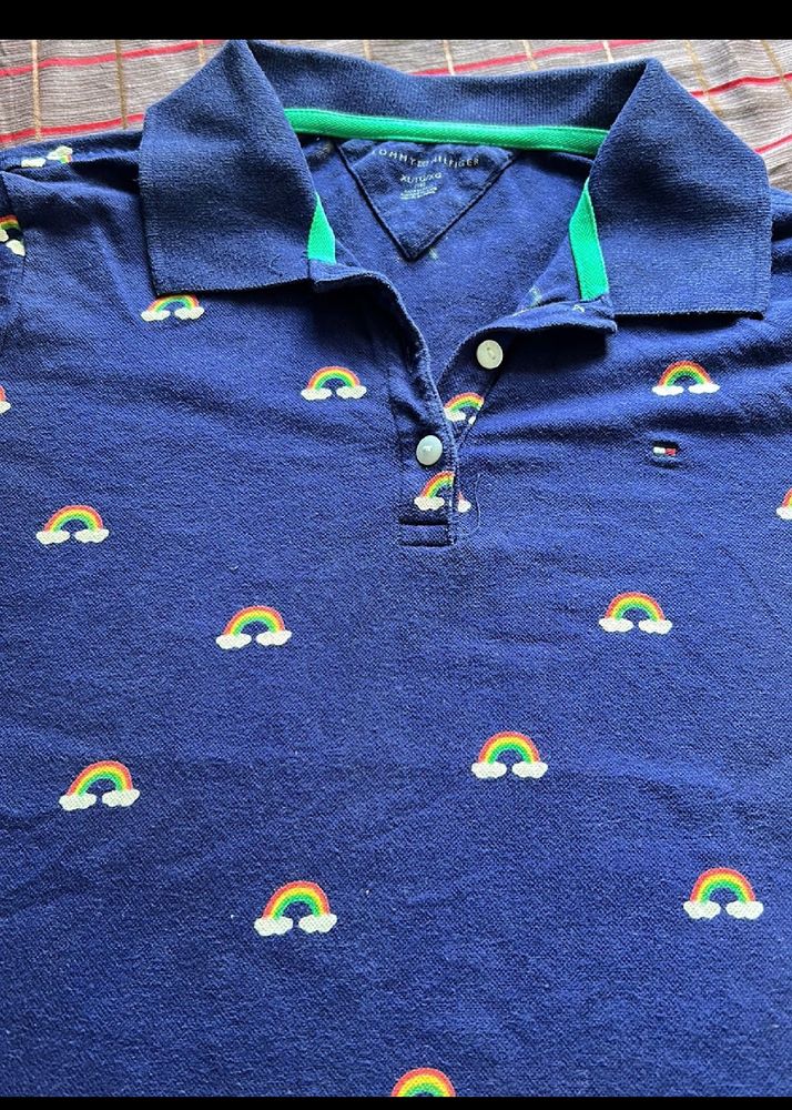 Tommy T-shirt With Rainbow Print