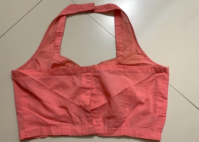 Halter neck, Peach,34-46 Bust,like New