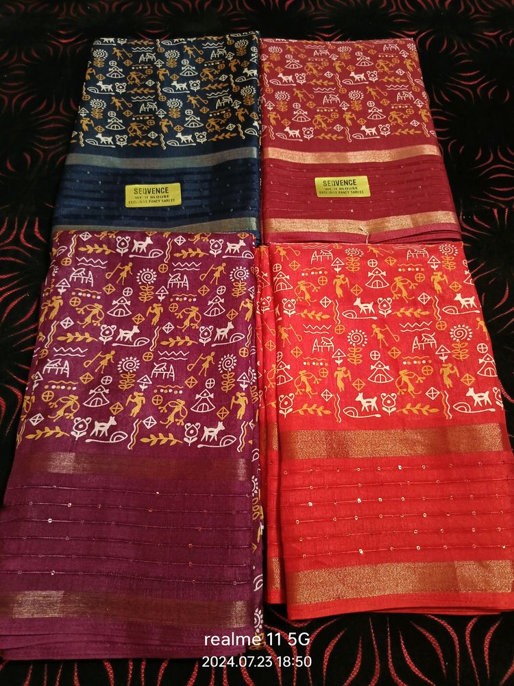 Traditional Print Saree