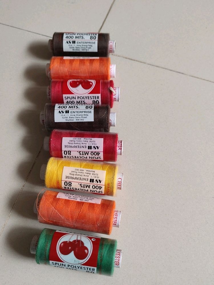 8 Polyester Thread 🧵 For Tailoring Combo...