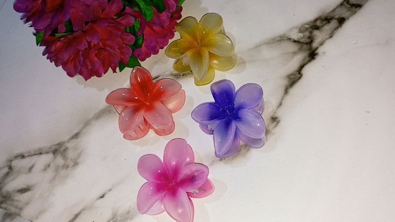 Trendy Flower Clips