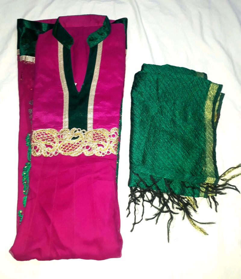 New Majenta Anarkali