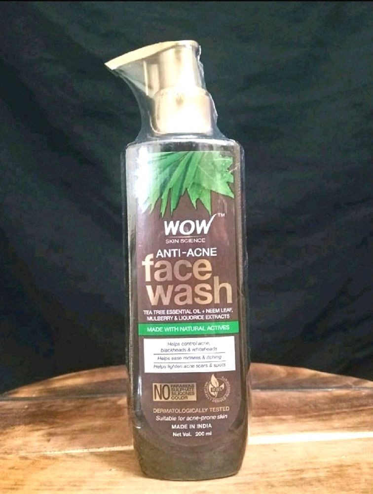 Wow Anti-Acne Face Wash 200 ML