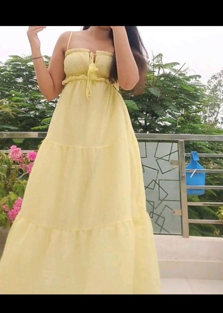 Yellow Viral Maxi Dress