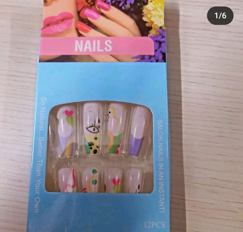 Big Size Fake Nails 1 Set