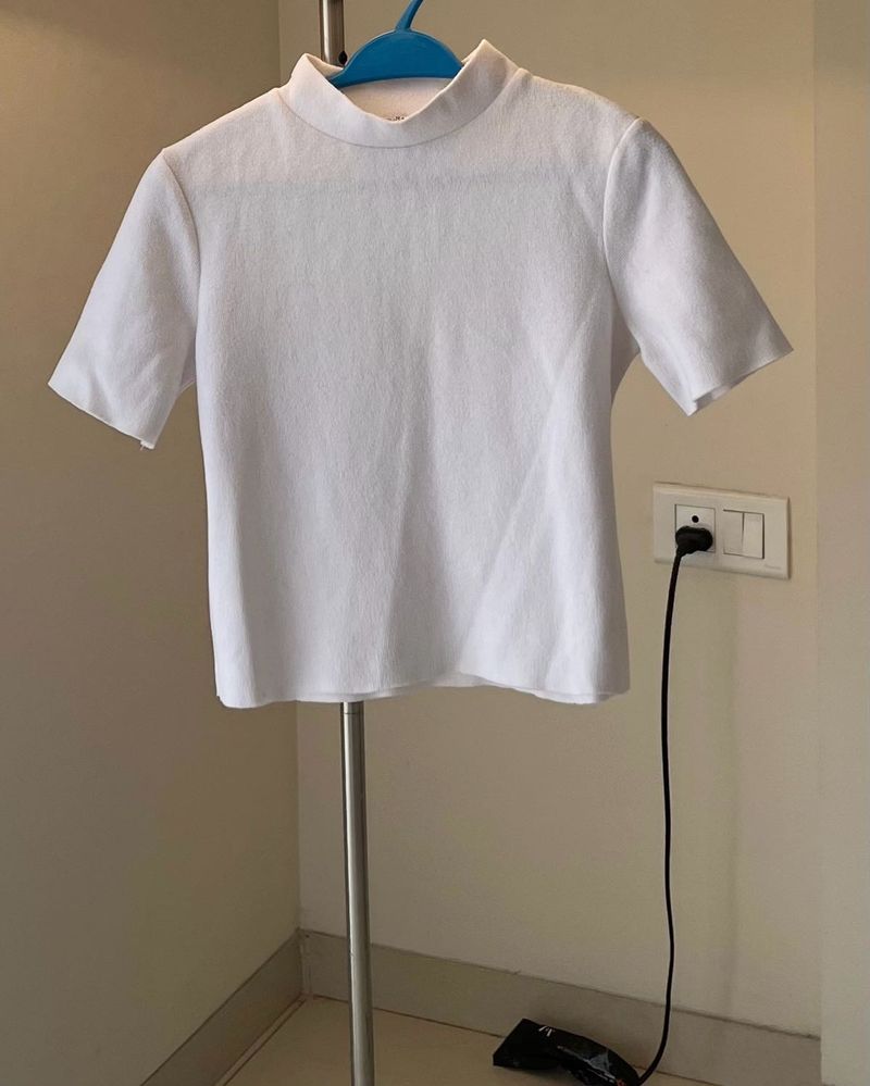 Zara High Neck Top