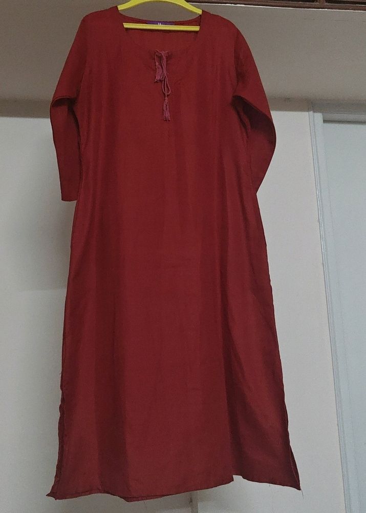 Beautiful Elegant Red Kurta