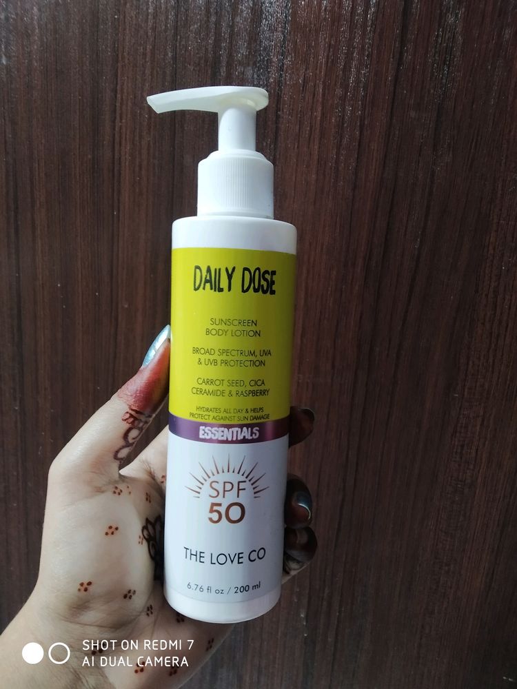 Spf 50 Body Lotion