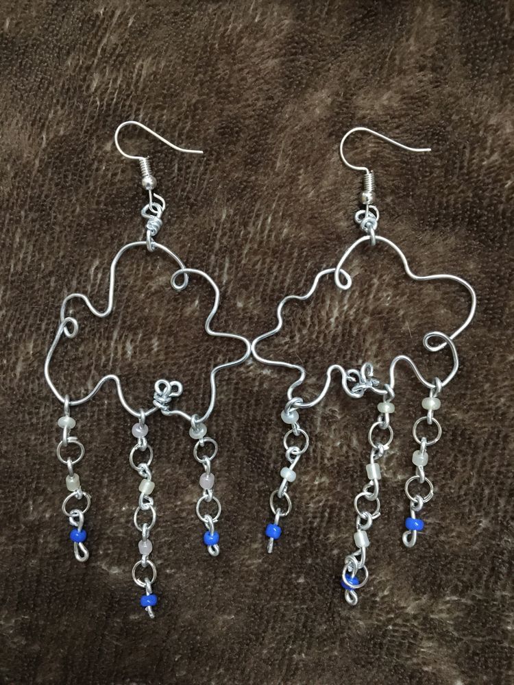 CUTE CLOUD & RAINDROP🌧DANGLING EARRINGS