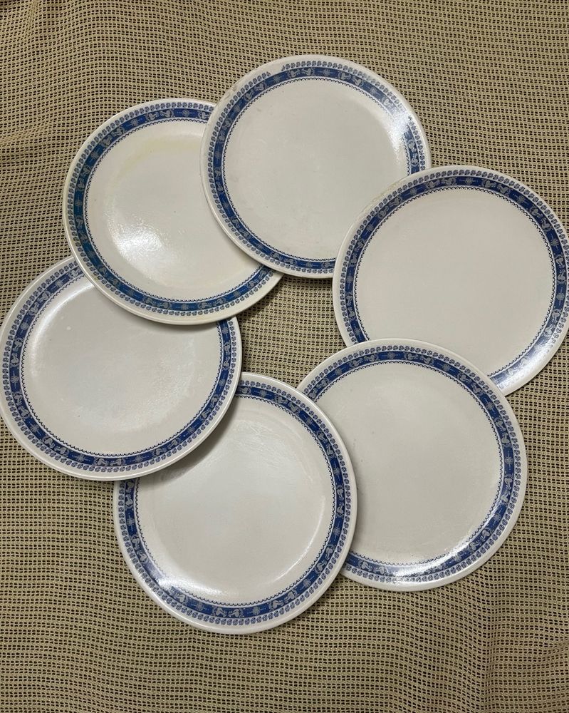 6 Melamine Plates