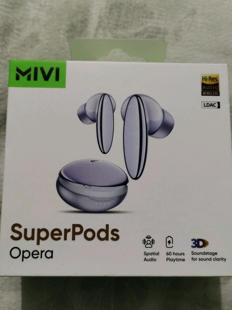 (UNOPENED) MIVI SUPERPODS OPERA WITH INVOICE