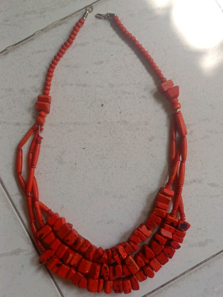 An African Coral Beads(African Stone)Necklace .