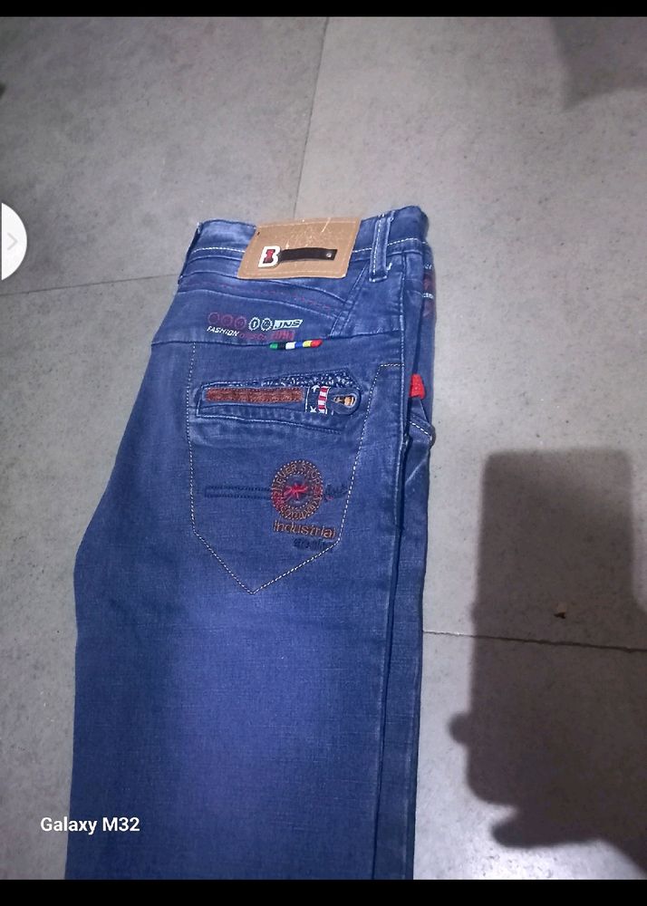 Man Denim Jeans.