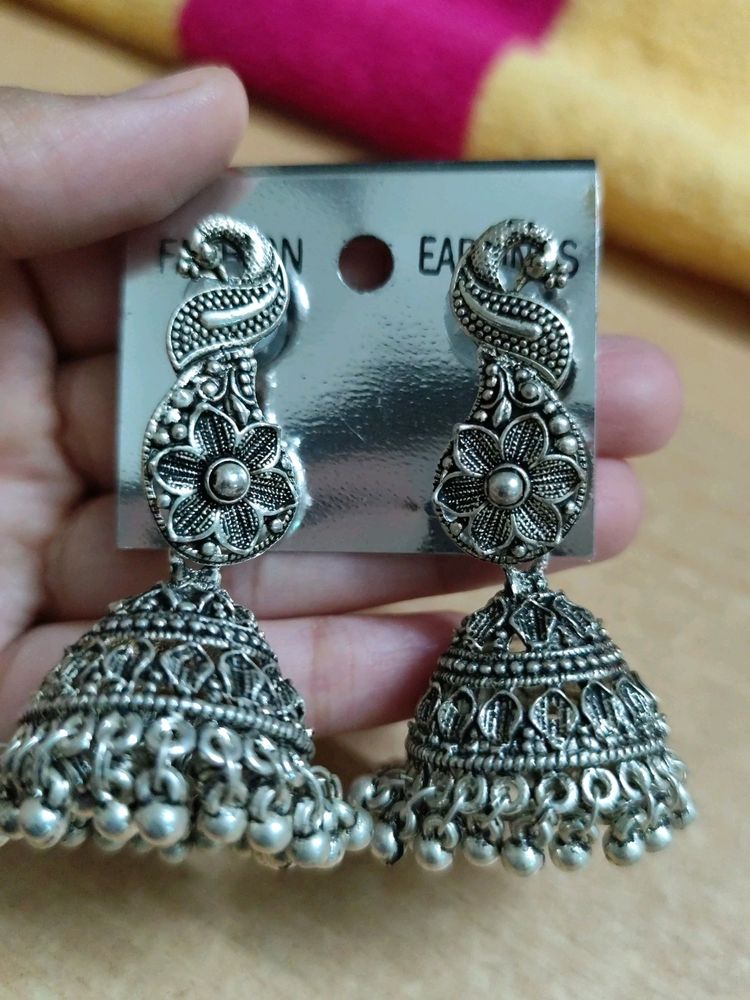 Oxidised Earrings