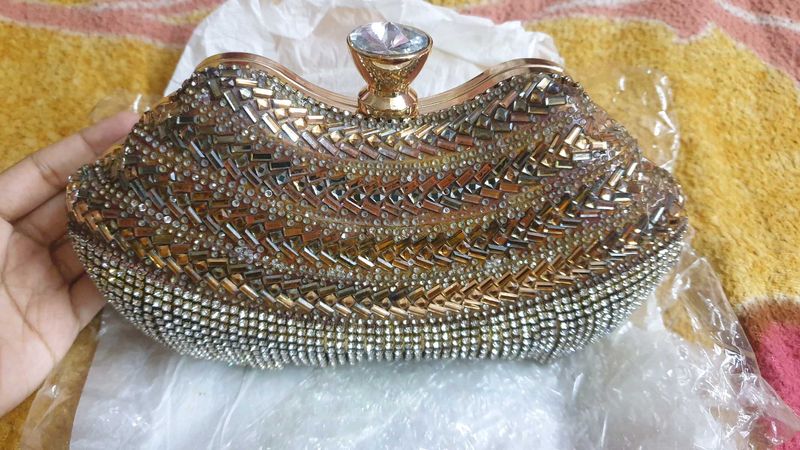 Copper Wedding Clutch