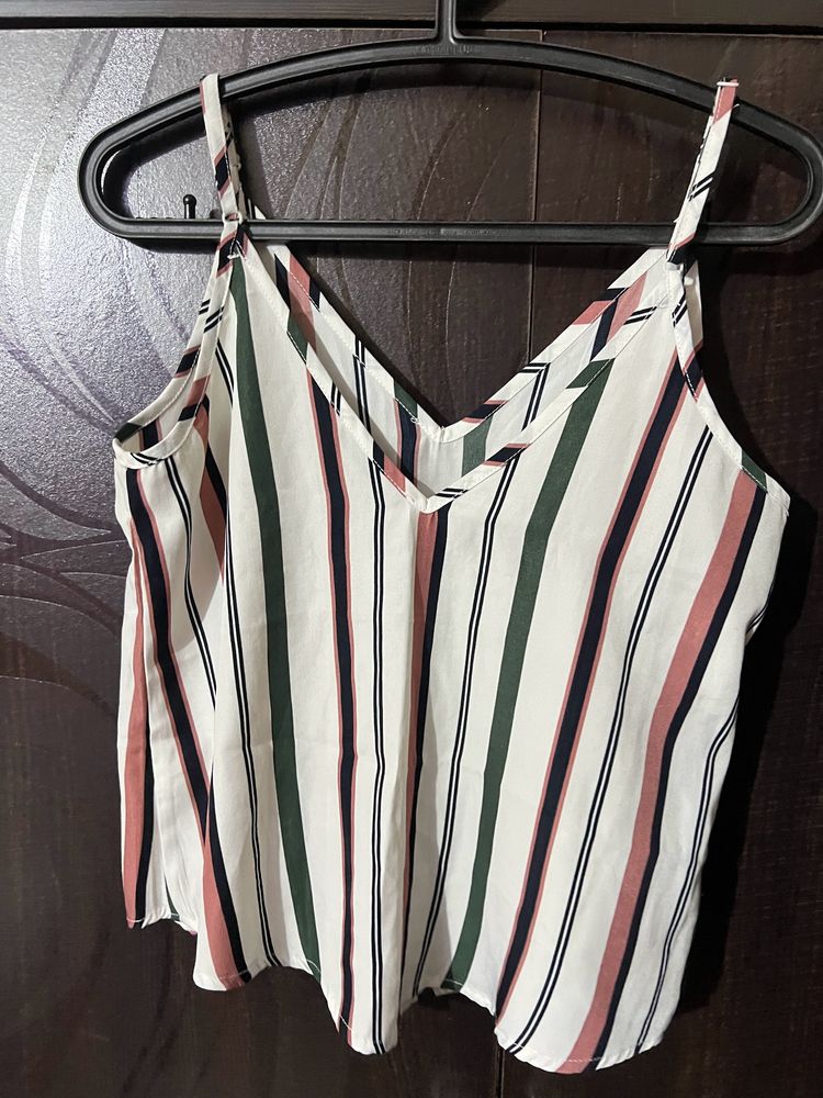 Shein Stripped Top - Xs