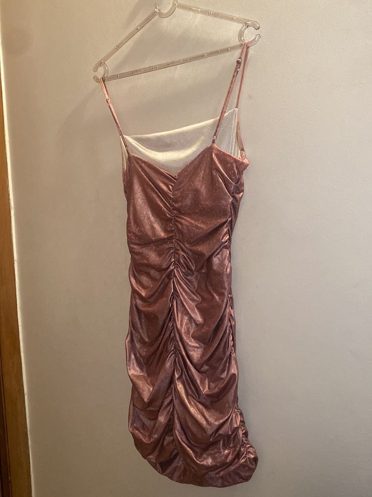 Shein Textured Metallic Dress