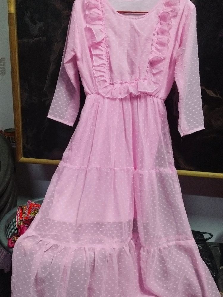 Girls Georgette Frock