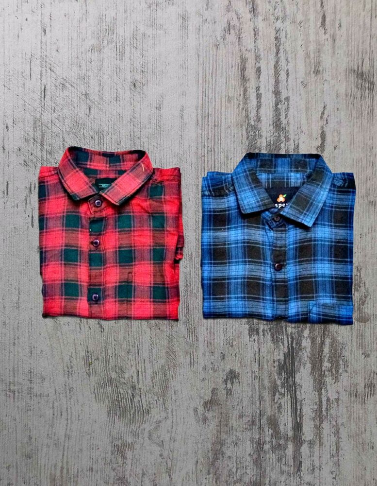 Combo of Flannel Shirts.