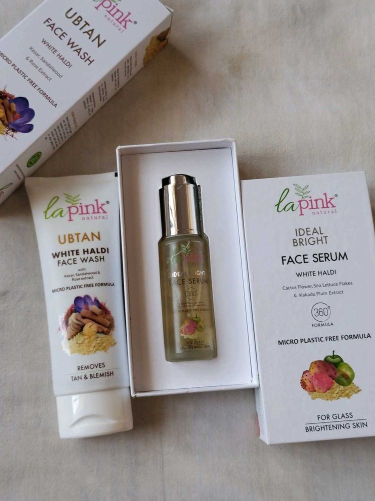 La Pink Bright Serum & Face Wash