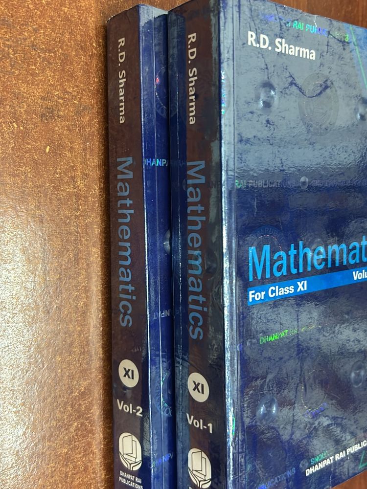 RD sharma Mathematics class 11th vol 1&2