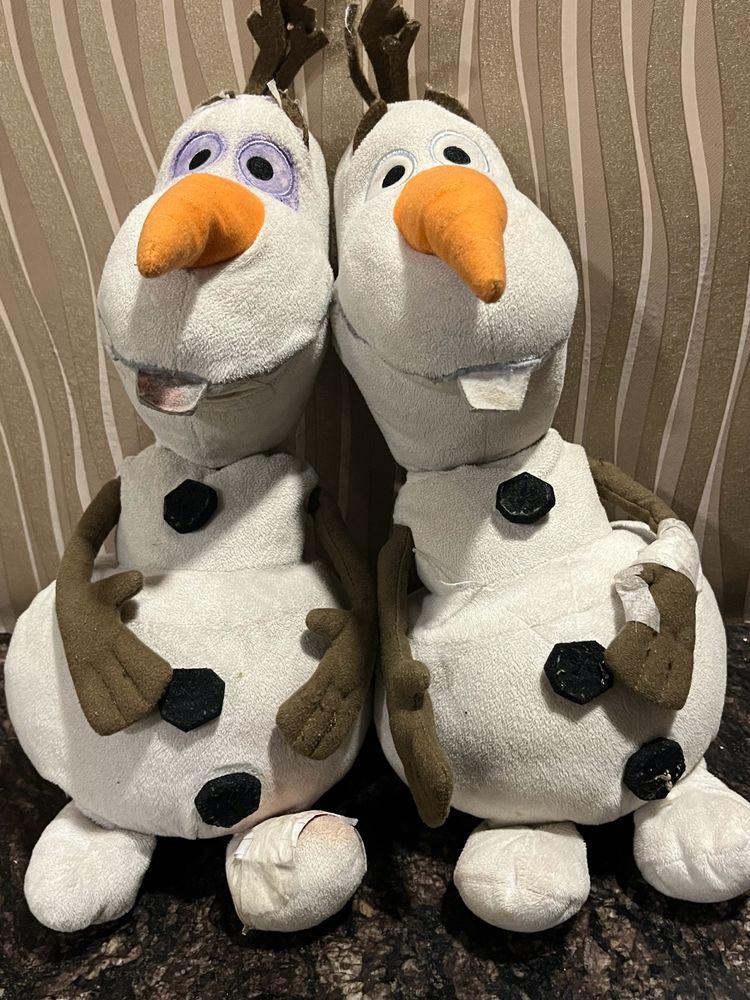 Combo Of Imported Soft Toy Olaf By Disney