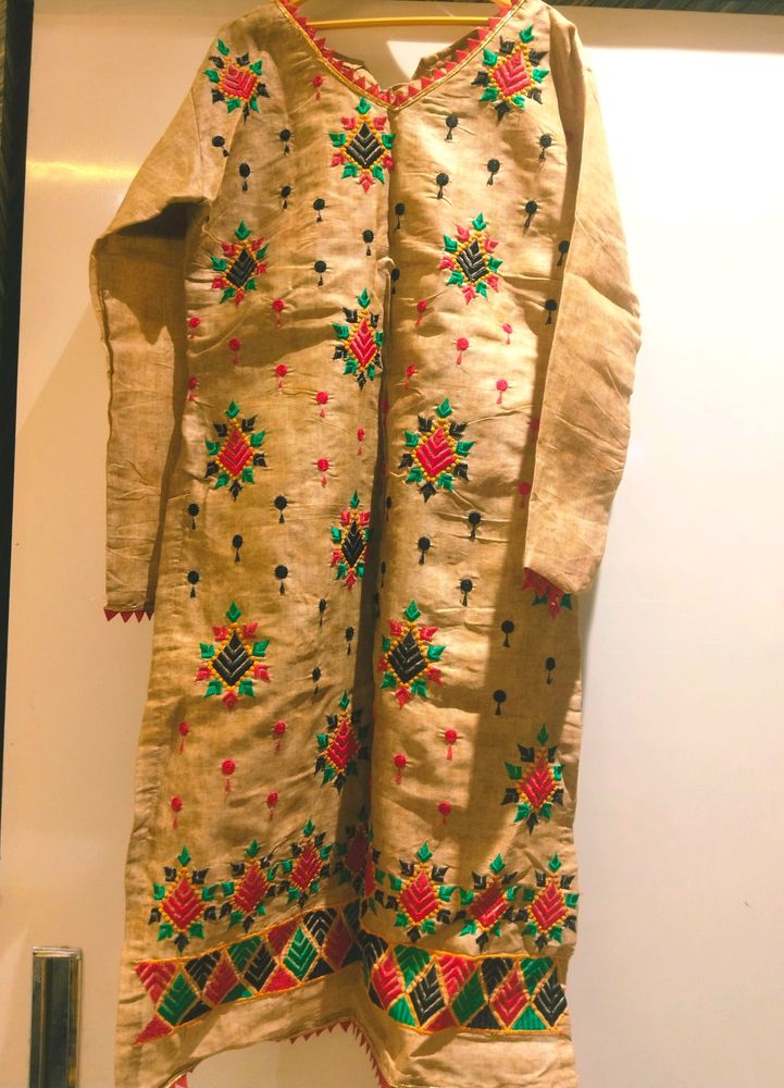 Embroidery Cotton Kurti