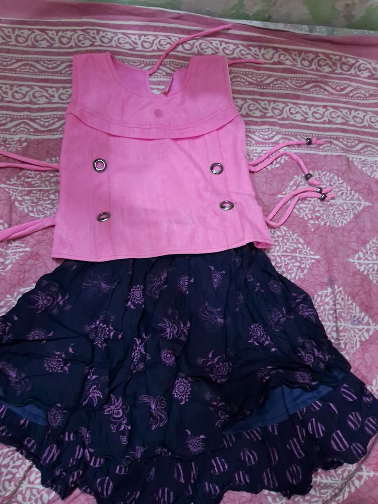 Girls Clothing Skirt & Blouse