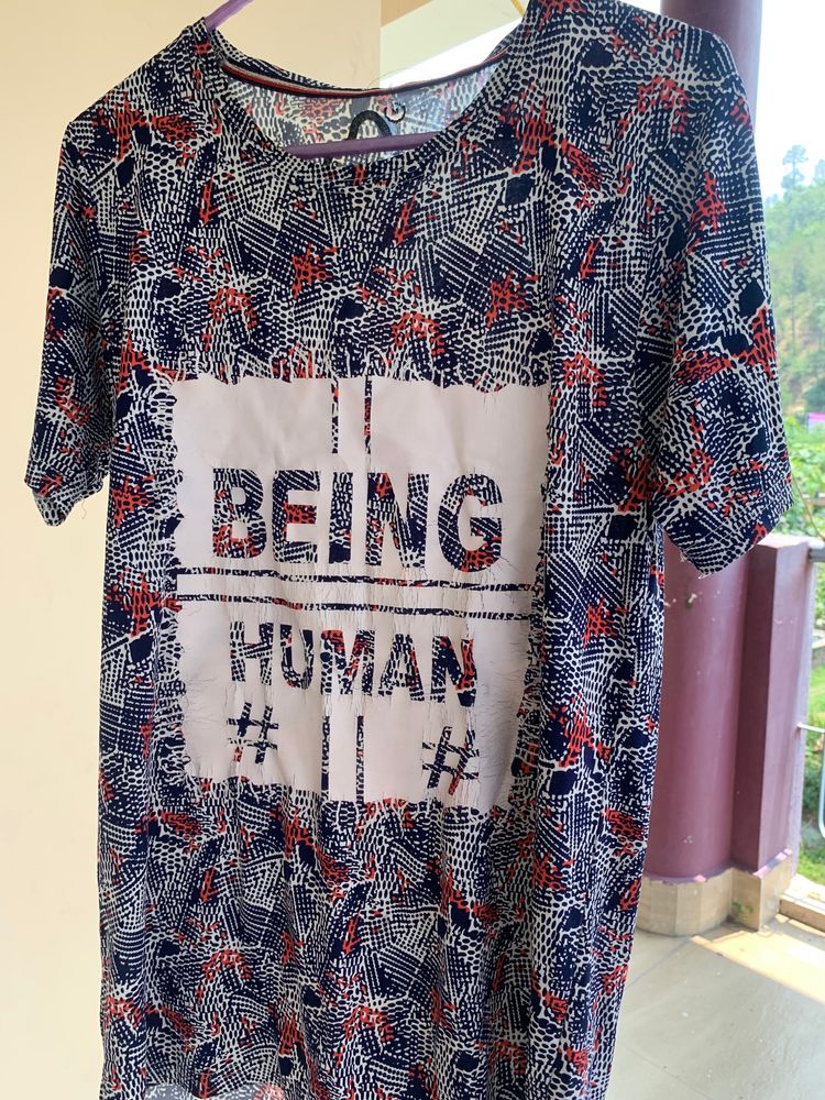 Multicolor Being Human Regular Fit Tshirt