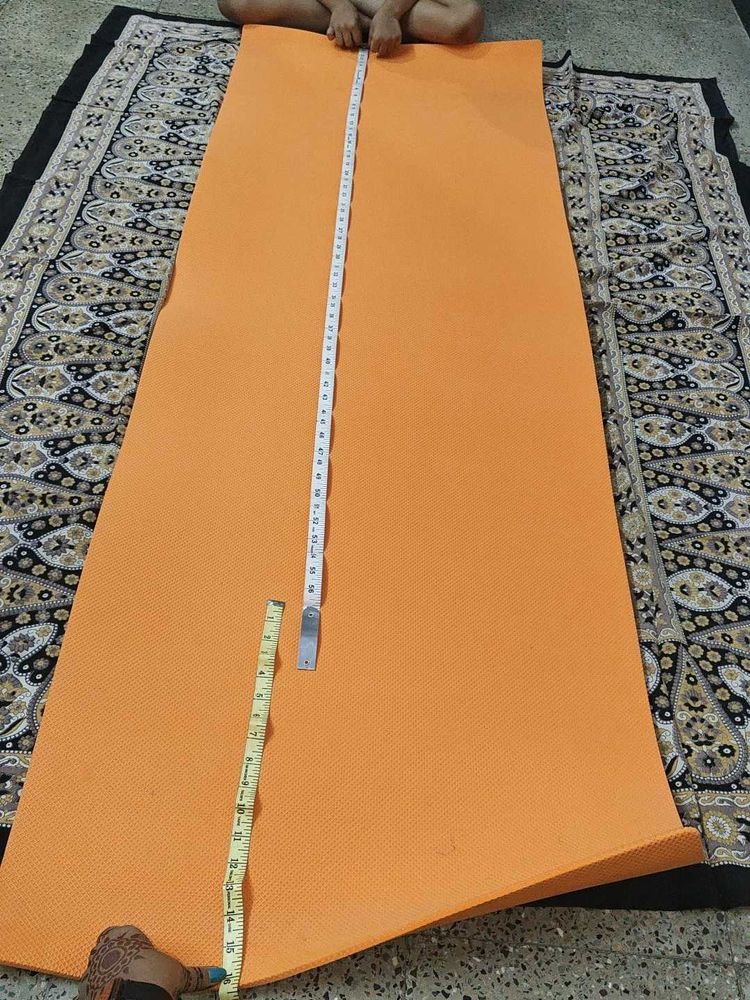 Orange Yoga Mat With Bag