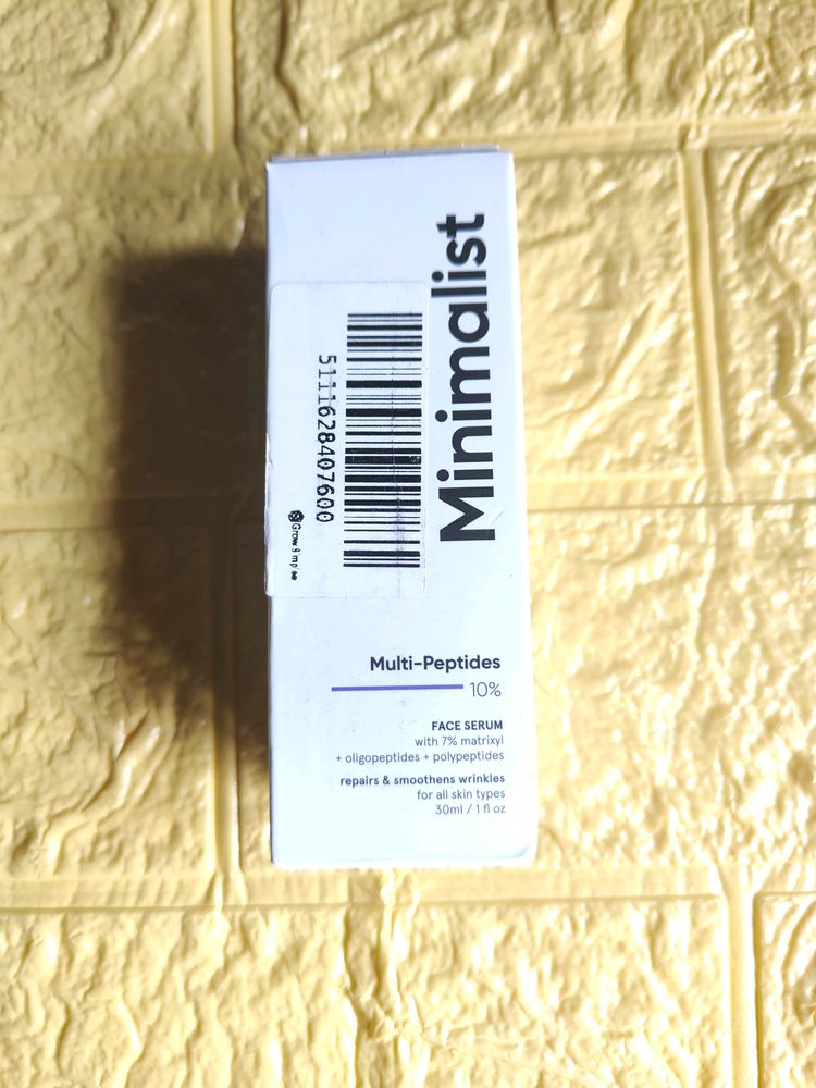 Minimalist Multi-Peptides 10% Face Serum