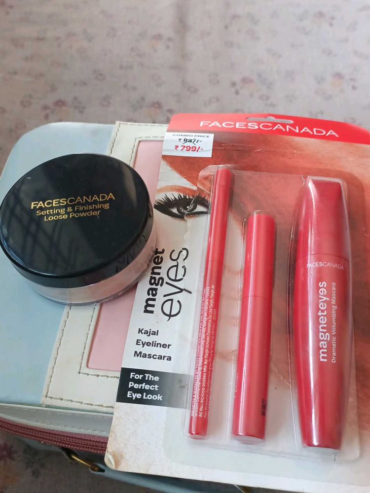 FACES CANADA - Loose Powder & Eye Linear, Mascara