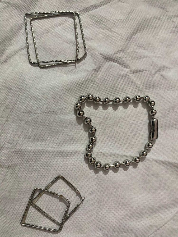 Western Chain with 2pair Of Earrings