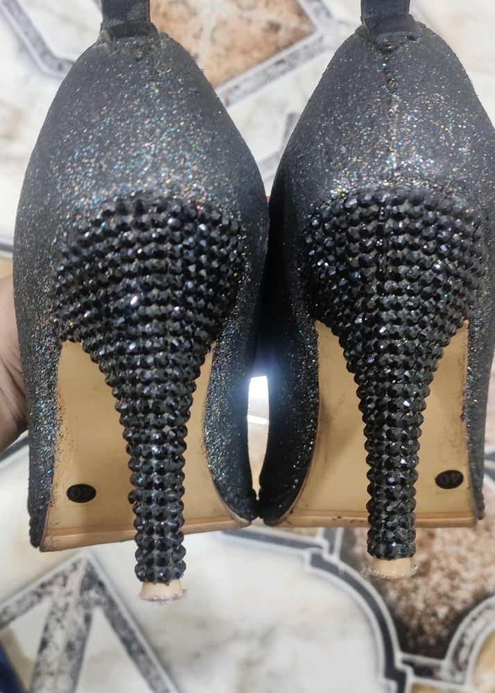 Rhinestone Heels