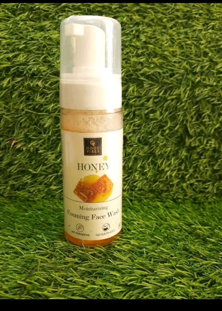 💥 Good Vibes Honey Foaming Facewash 150ml