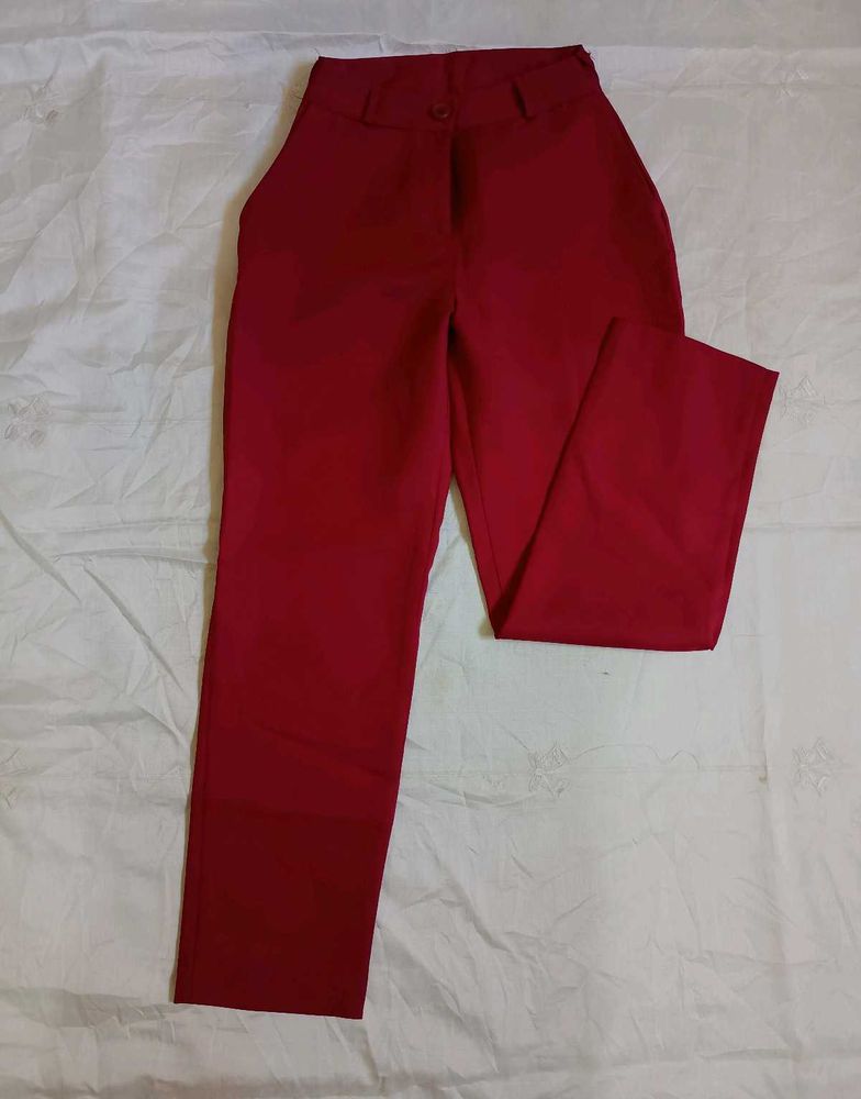 Maroon Formal Pant