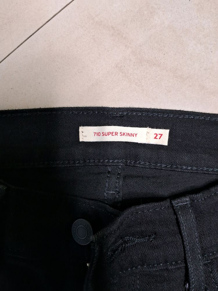 Levi's New Black Super Skinny Stretchable Jeans