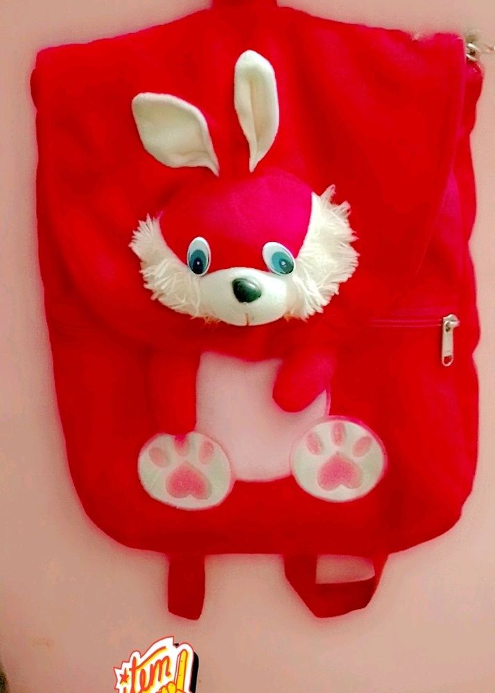 Cute Rabbit Velvet Bag Pack🎒💗