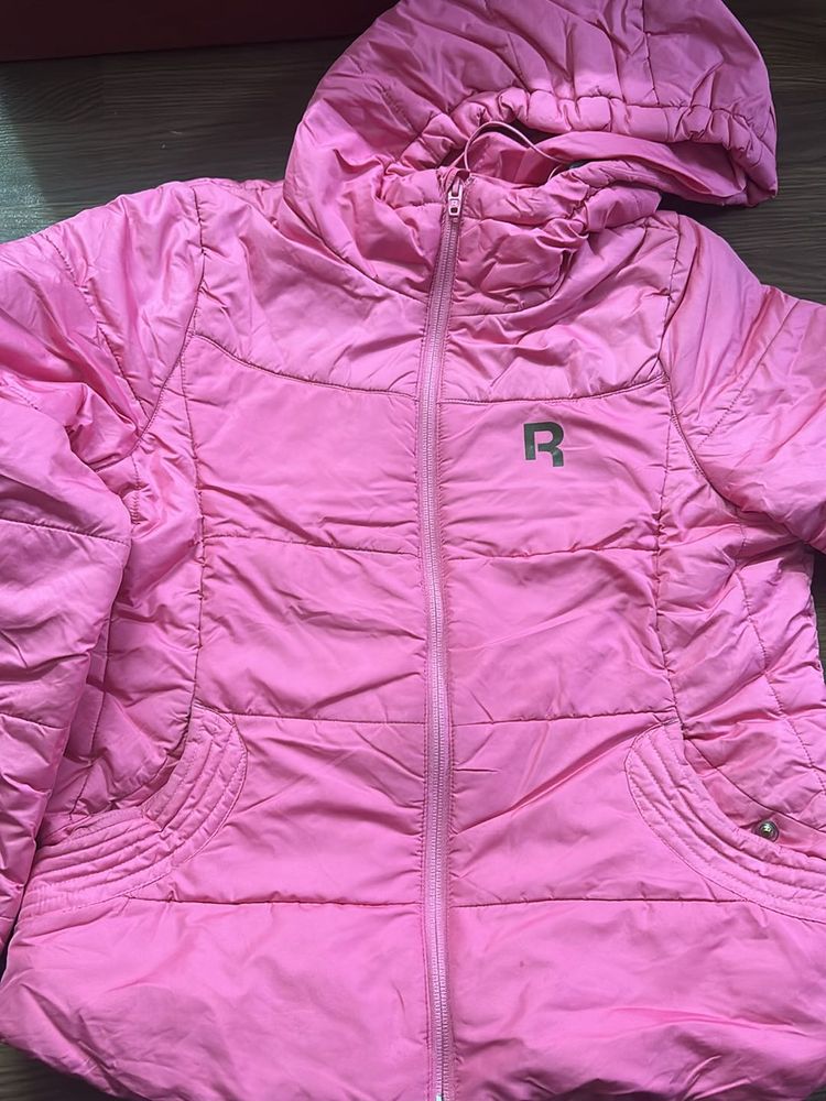 Pink Reebok Jacket Fully Warm