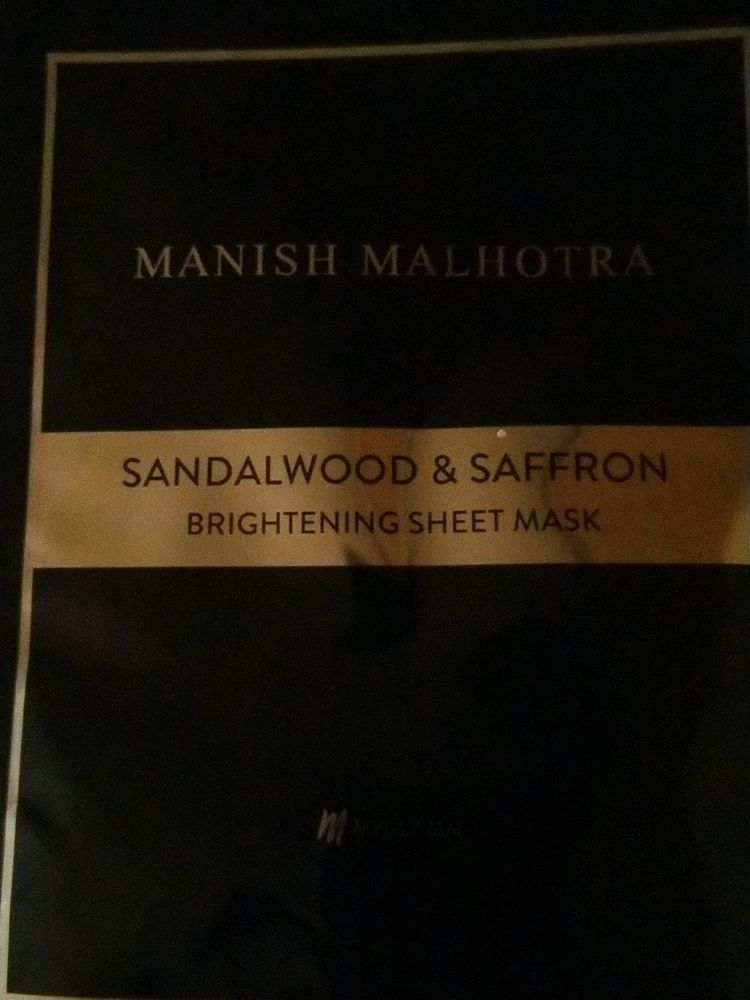 Manish Malhotra Sheet Mask