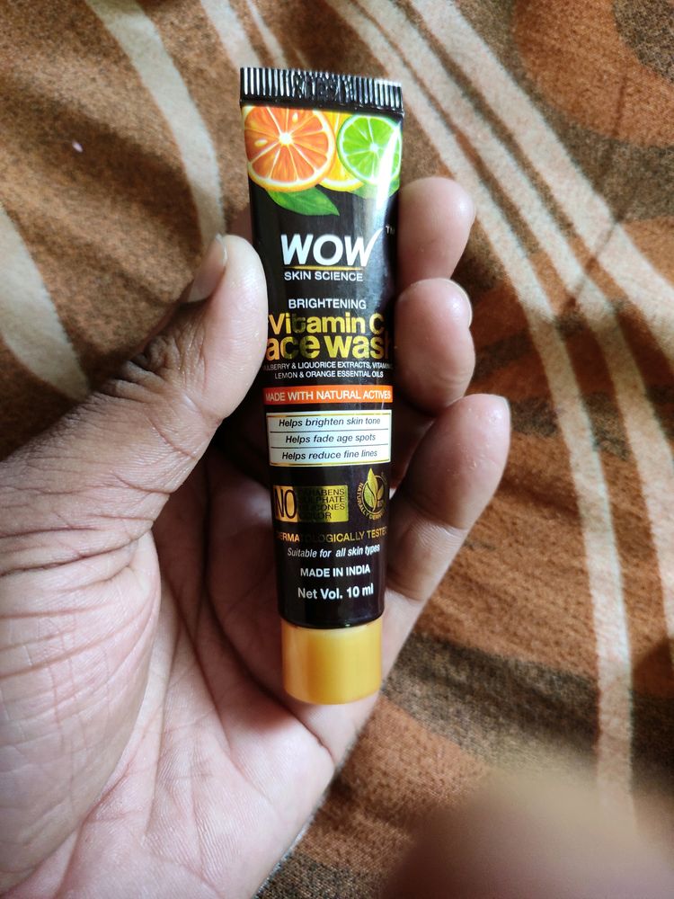 Wow Skin Sine Vitamin C Face Wash 10 Ml