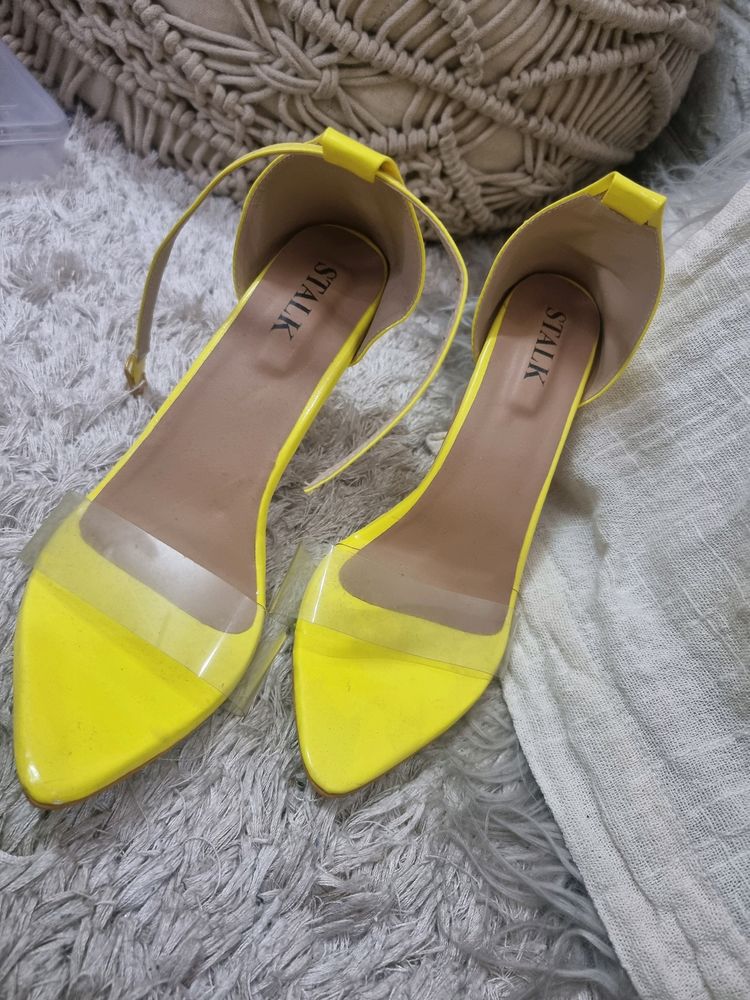 Yellow Heels New Uk5