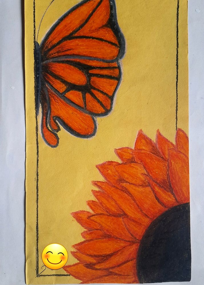 Oil Pastel Drawing