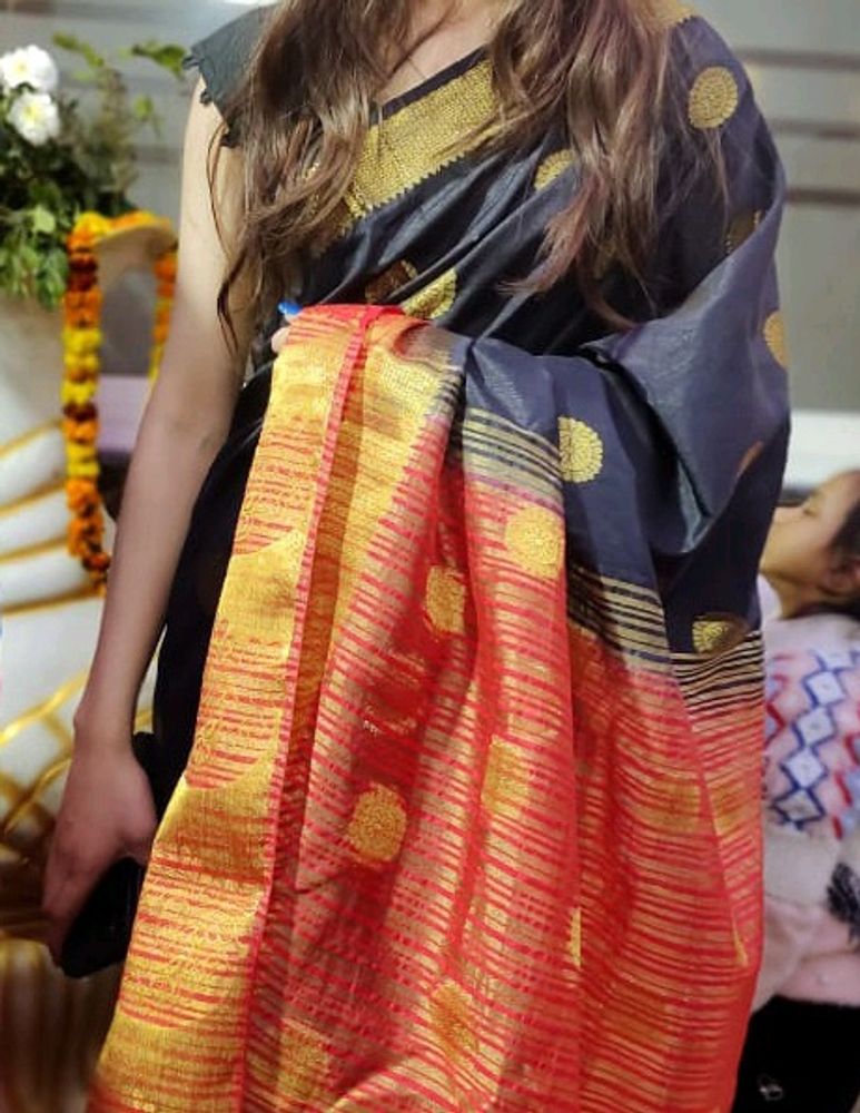 Gorgeous Black Saree