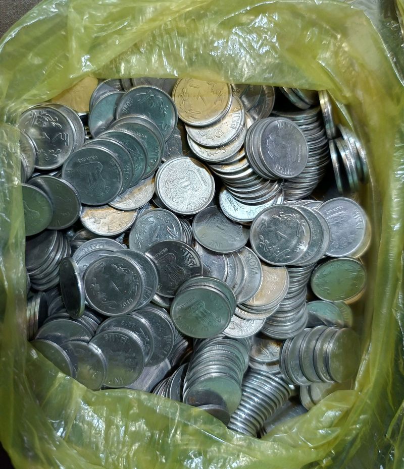 1 Rupee Small Coins 60 Piece In 99 Rupees 🔥