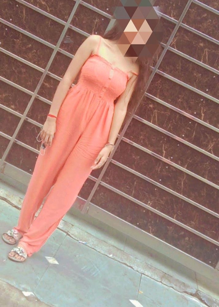 Peach Jumpsuit